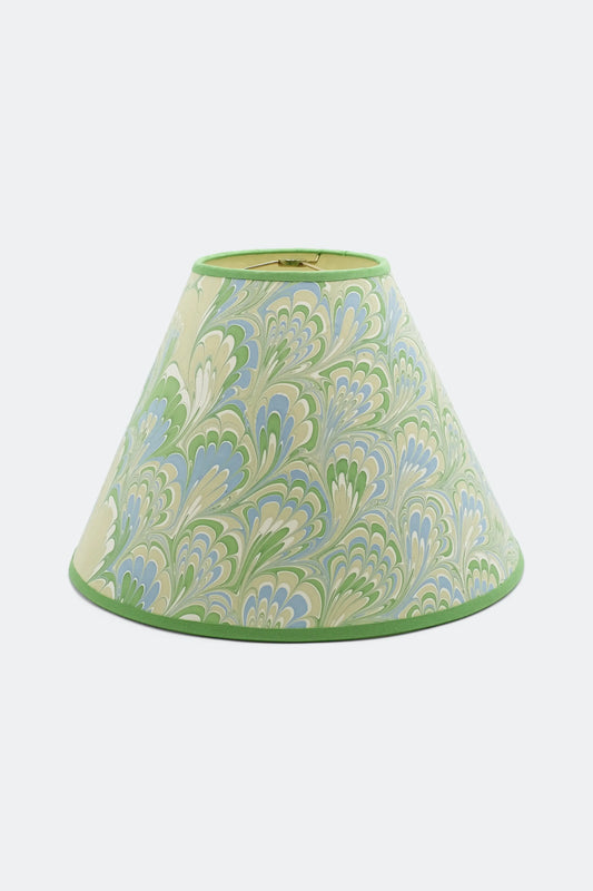 Seaglass Peacock Marbled Lampshade - 16"