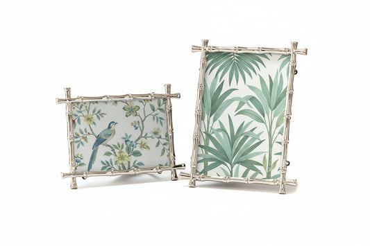 Zinc Bamboo Picture Frame