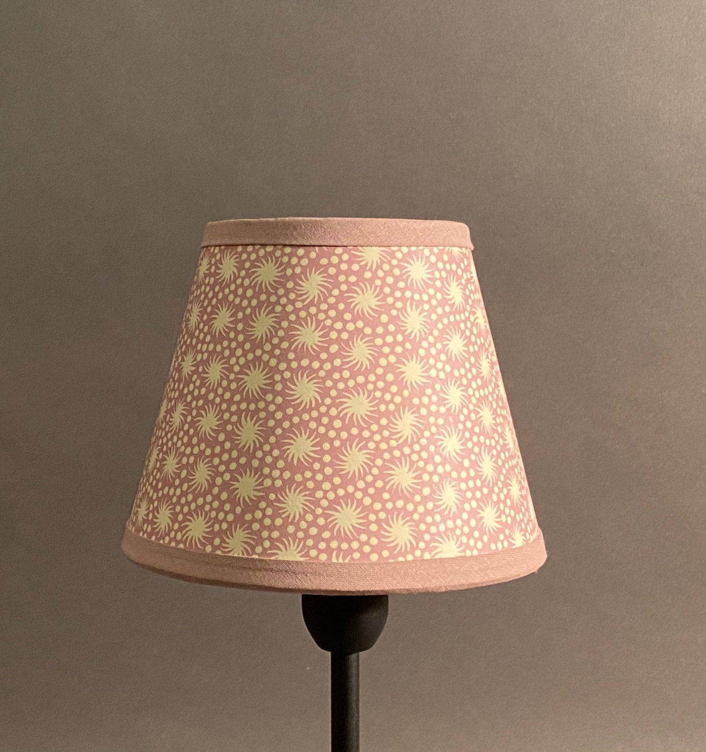 Pink Paper Lampshade 6 in.
