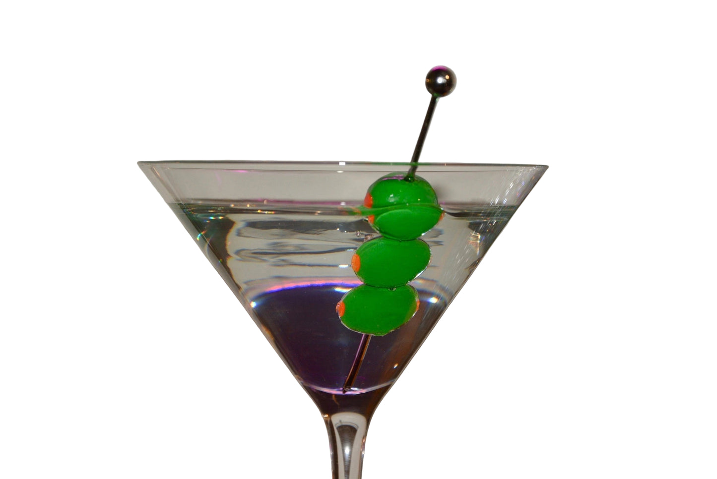 Faux Dirty Martini Glass