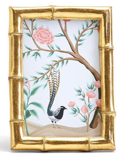 Gold Faux Bamboo Picture Frame - 4x6