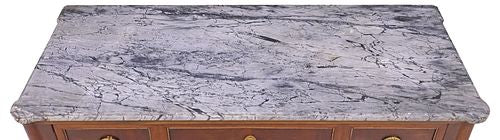 French Louis XVI Marble Top Commode