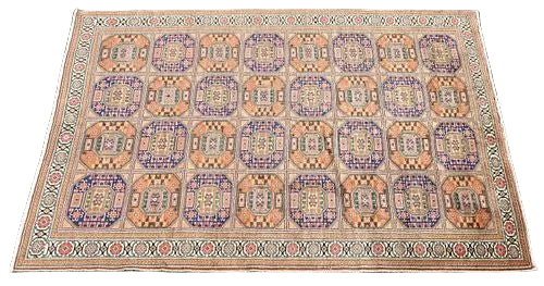 Hand-Tied Turkish Rug - 9'6" x 6'7"