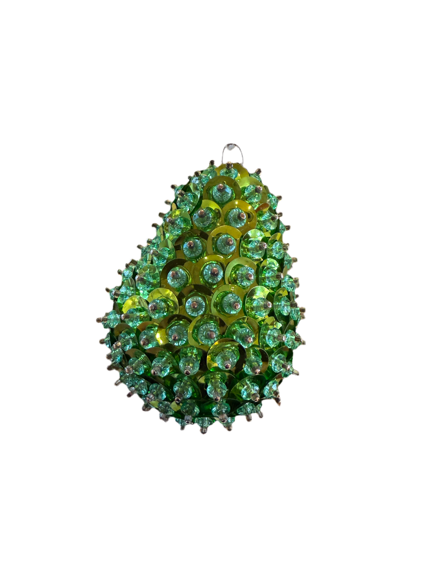 Vintage Beaded Pear