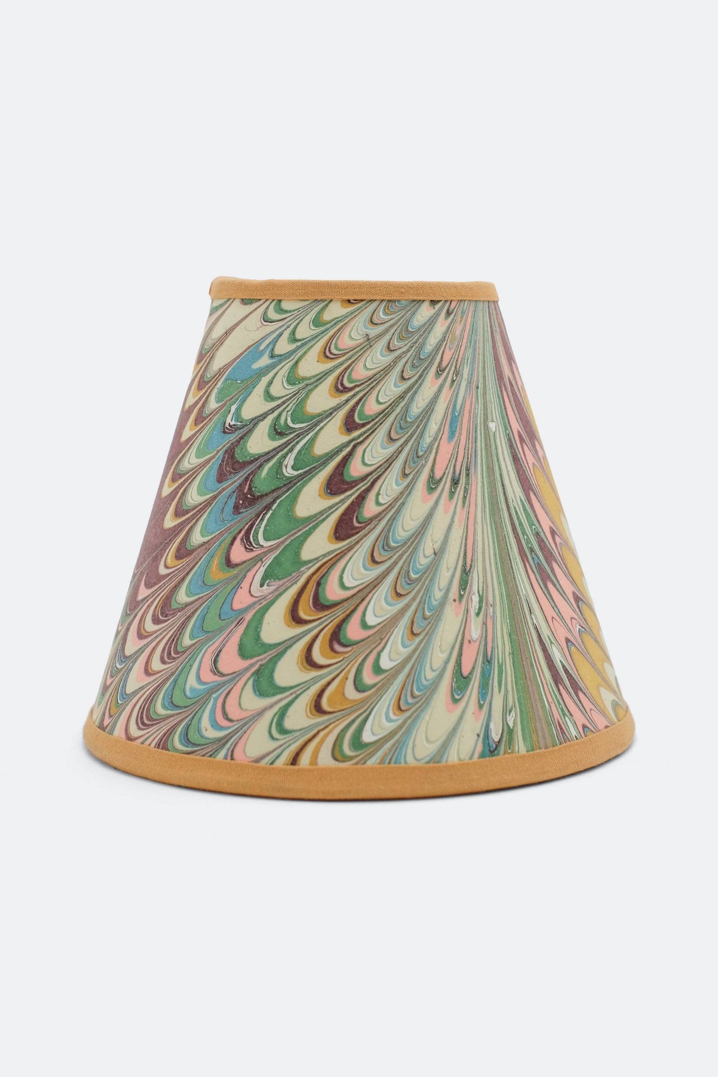 Flatiron Feather Marbled Lampshade - 6"