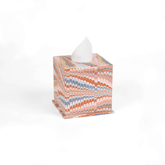 MARBLED LARGE TISSUE BOX - TWILIGHT MOUNTAIN