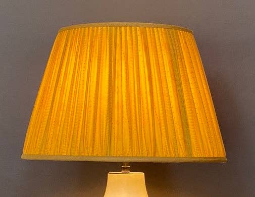 Yellow Silk Lampshade 20 in.
