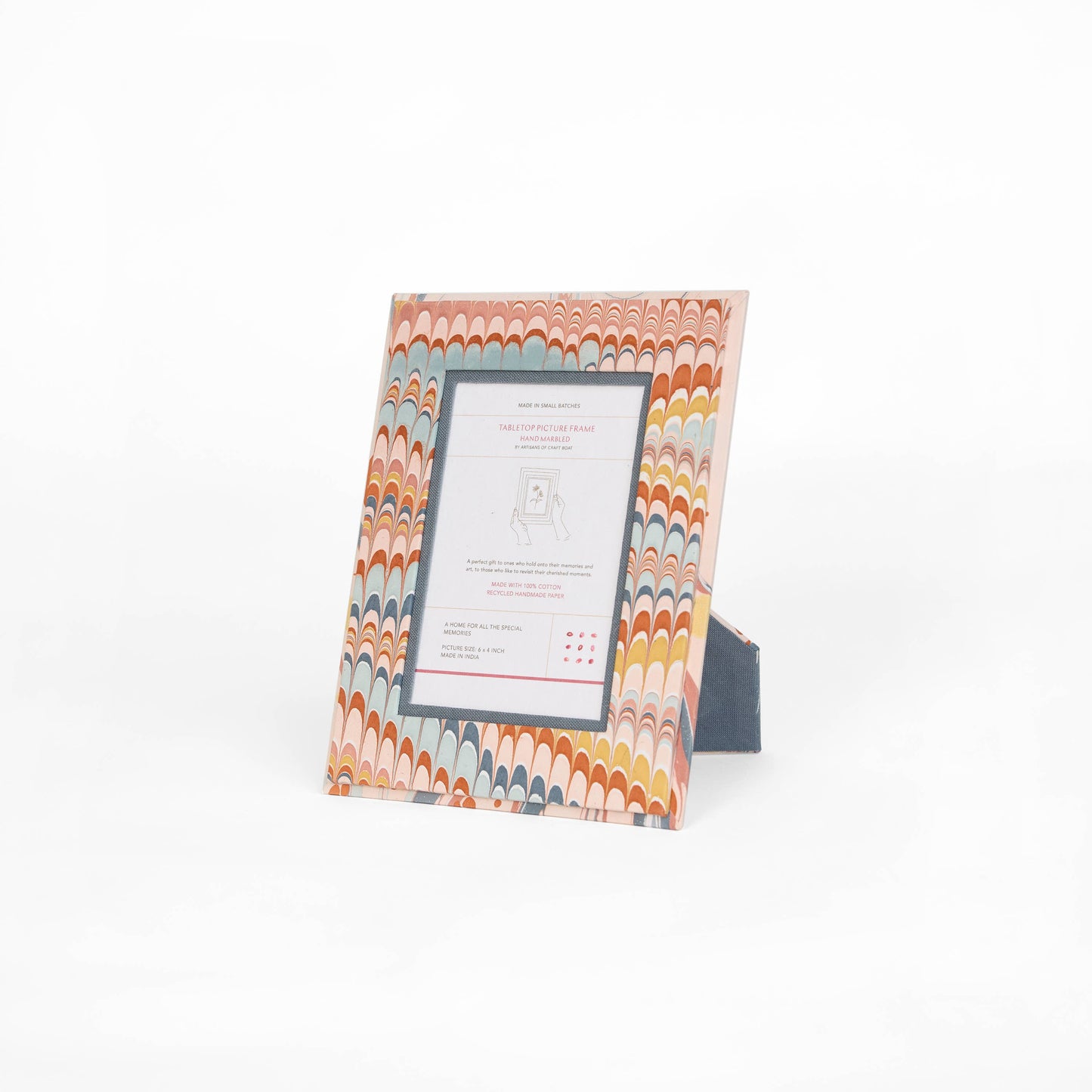 MARBLED TABLETOP PICTURE FRAME - TWILIGHT MOUNTAIN