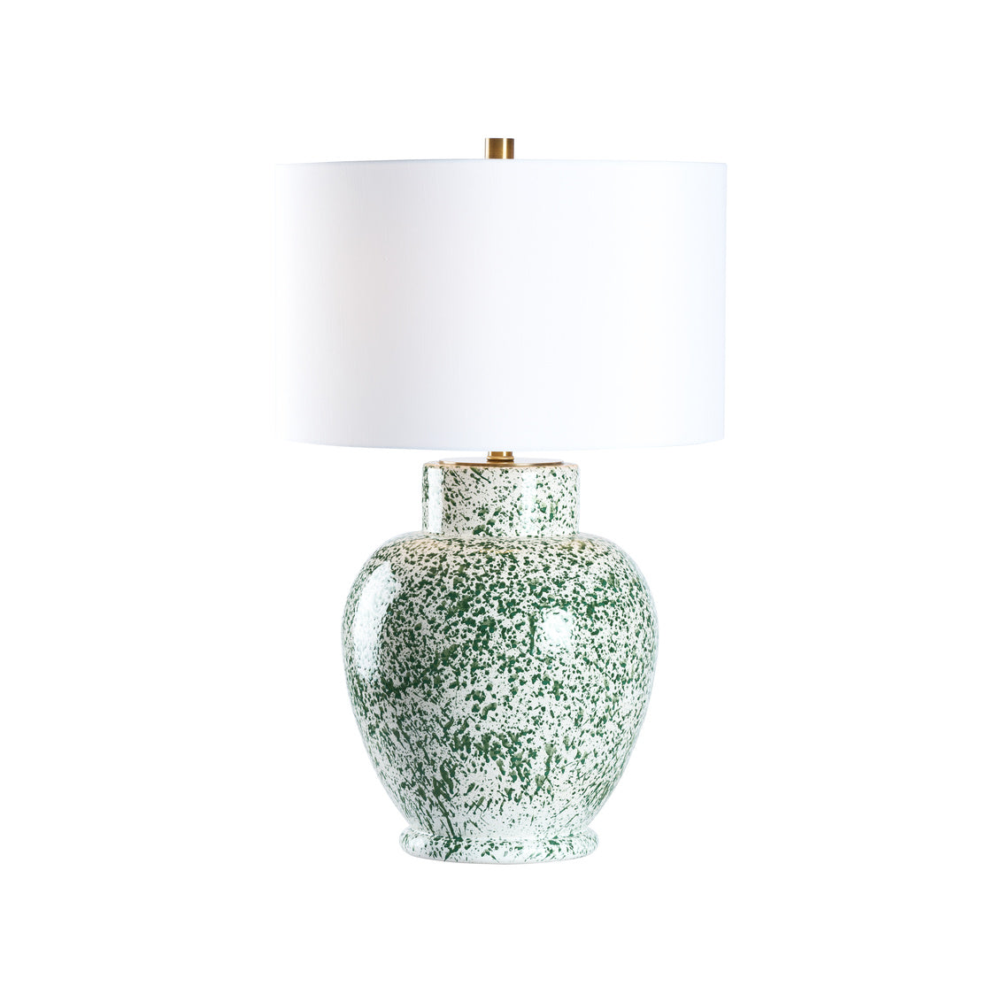 Green Spatter Lamp