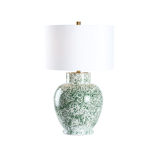 Green Spatter Lamp