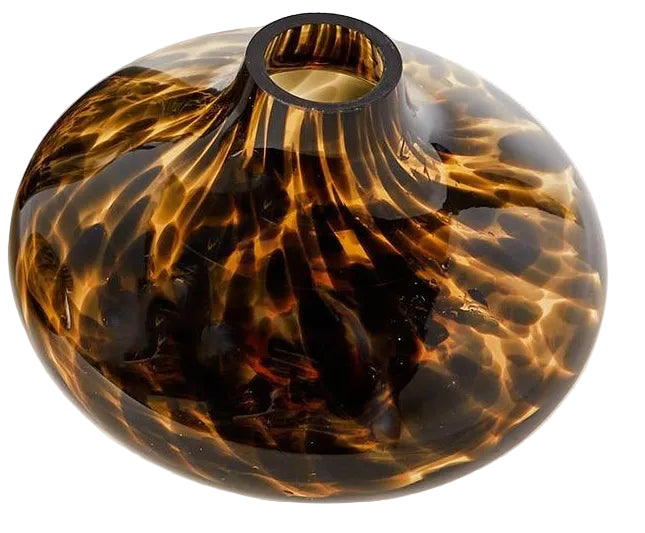 Tortoise Print Bud Vase