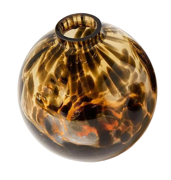 Tortoise Print Bud Vase