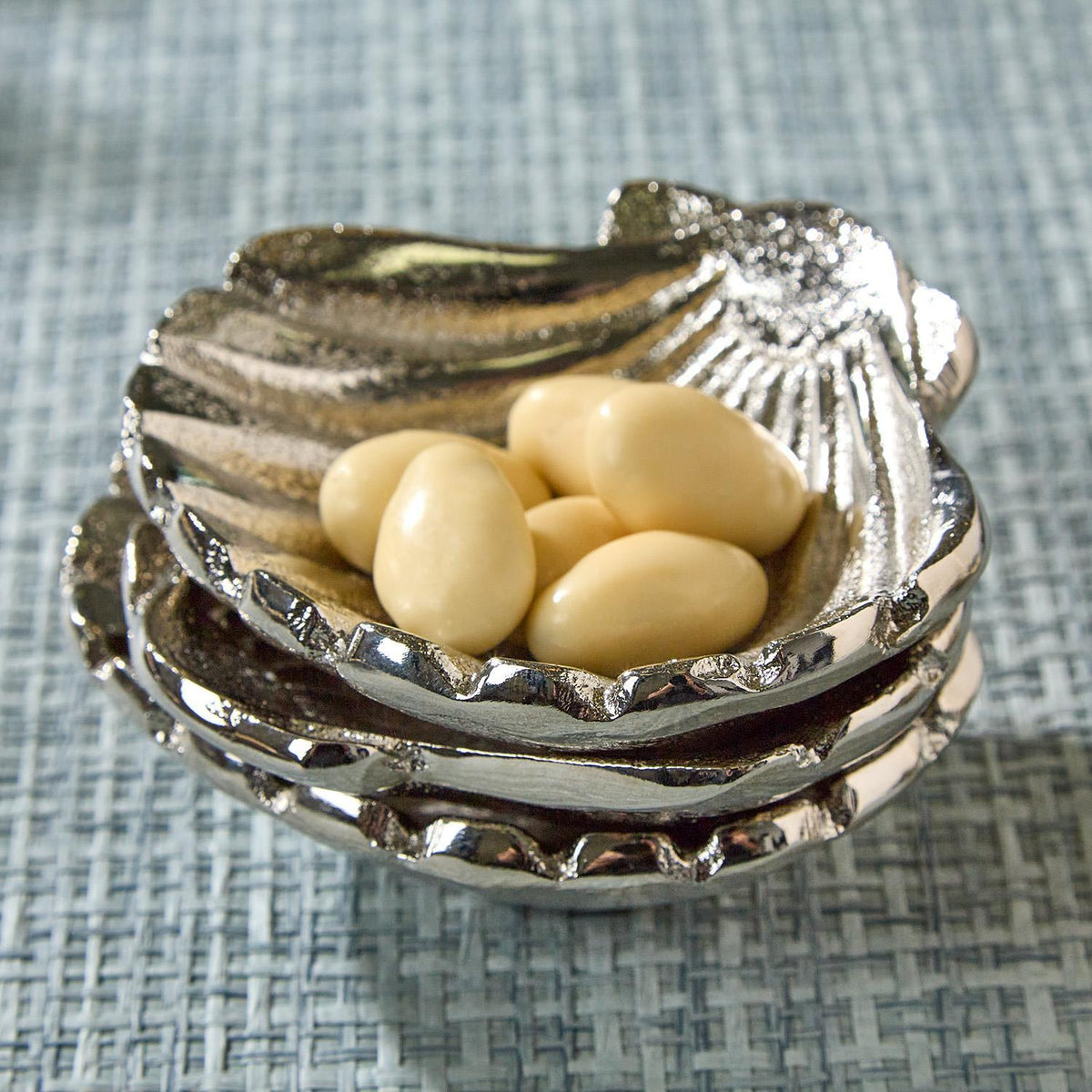 Silver Shell Tidbit Dish