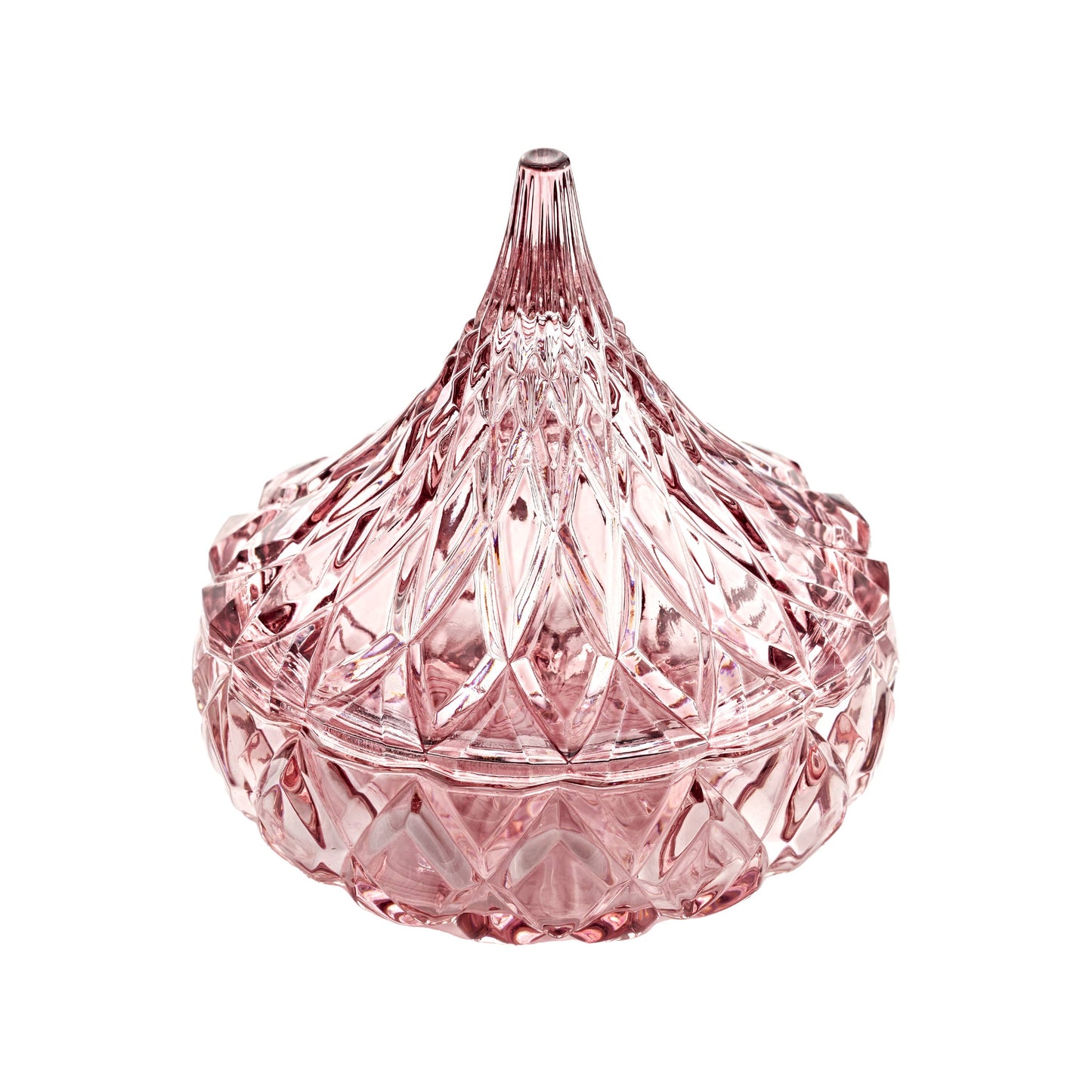 Crystal Candy Dish - Pink