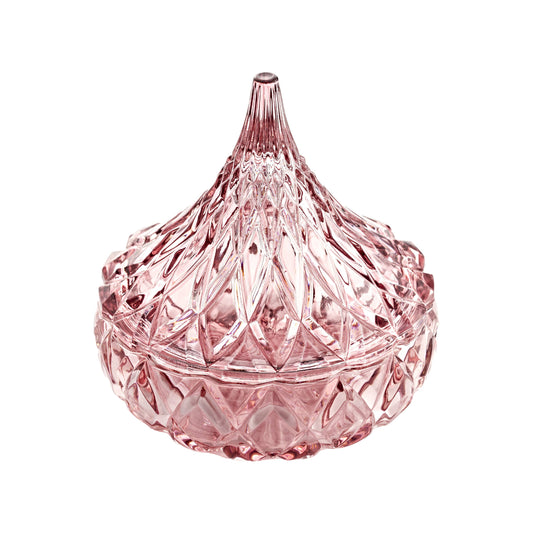 Crystal Candy Dish - Pink