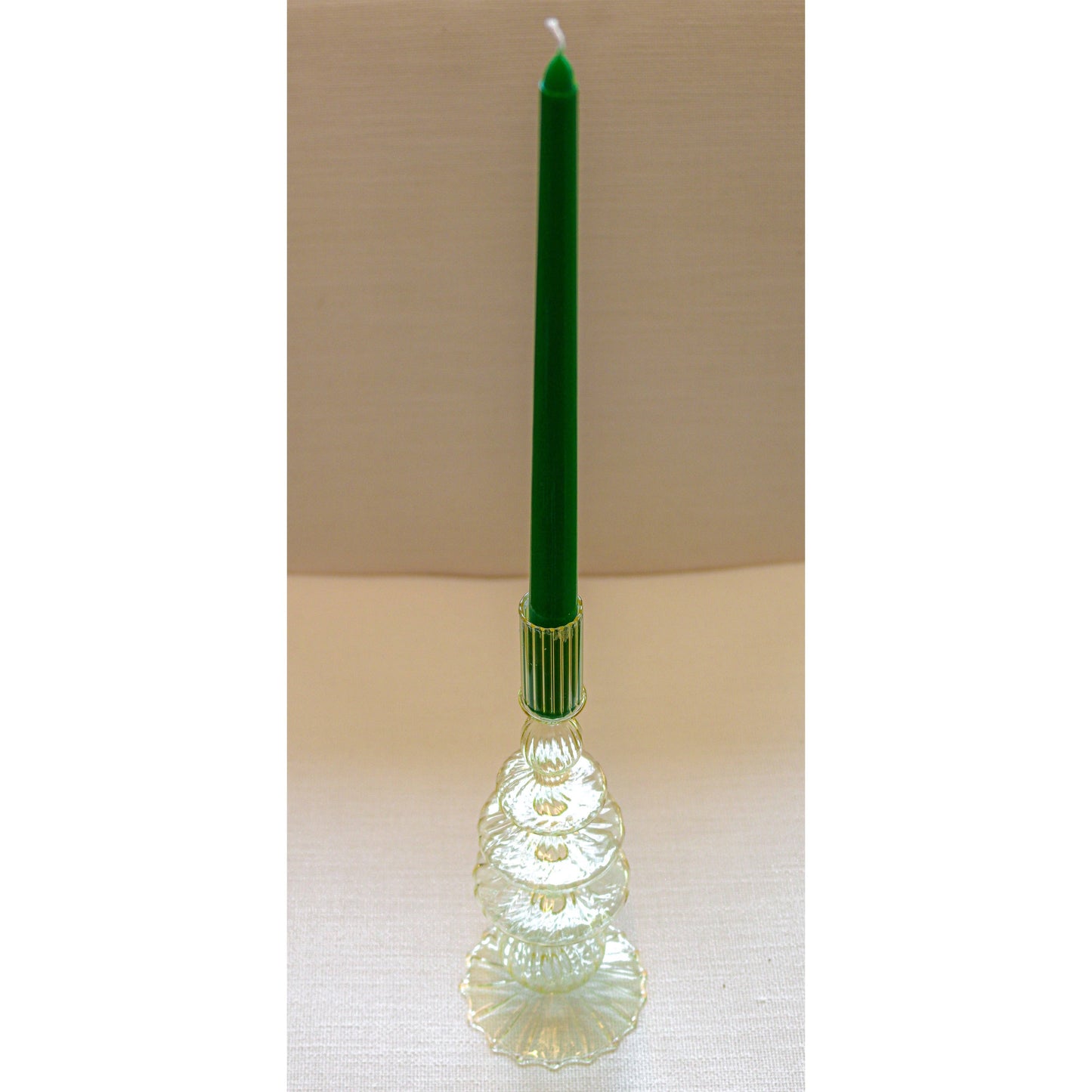 Pine Green Taper Candle - Pack of 4 (Extra Tall)