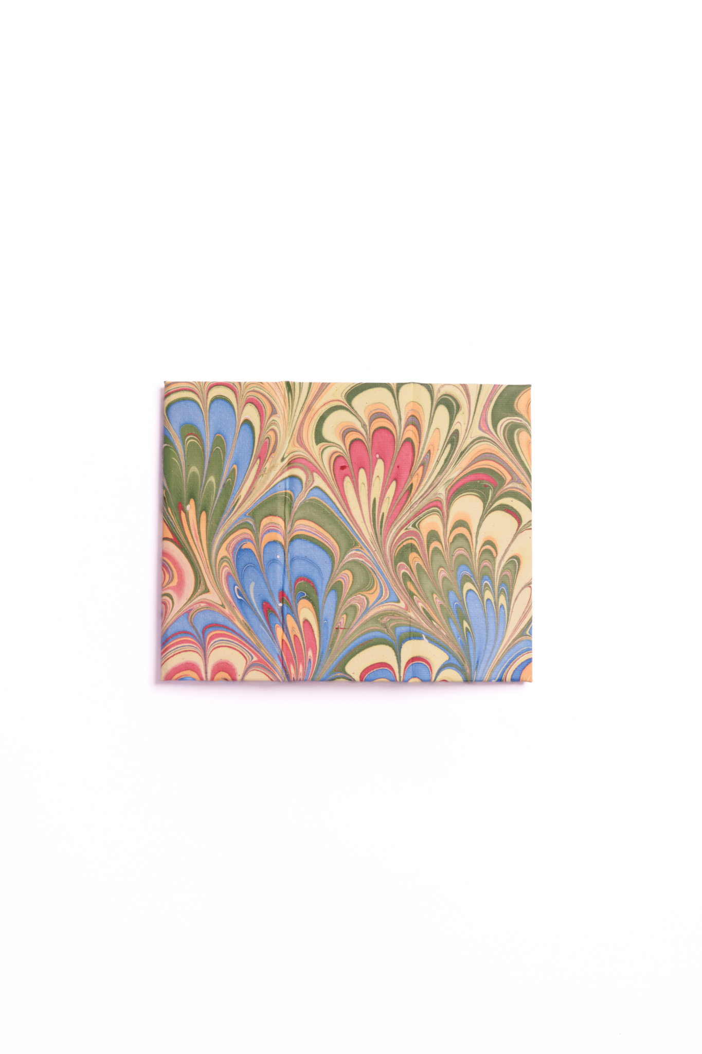 Hand-Marbled Pencil Holder Organizer in Multicolor