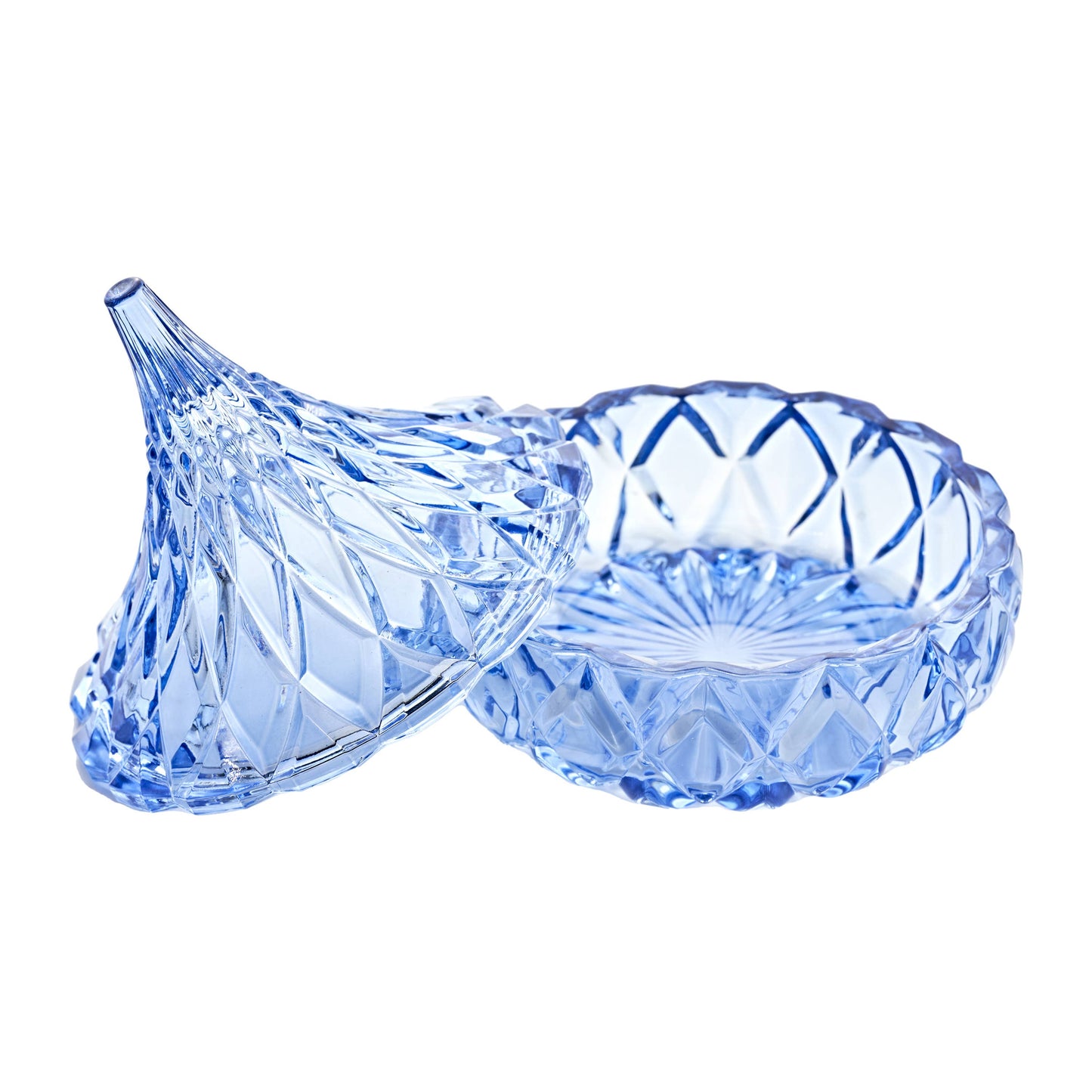 Crystal Candy Dish - Blue