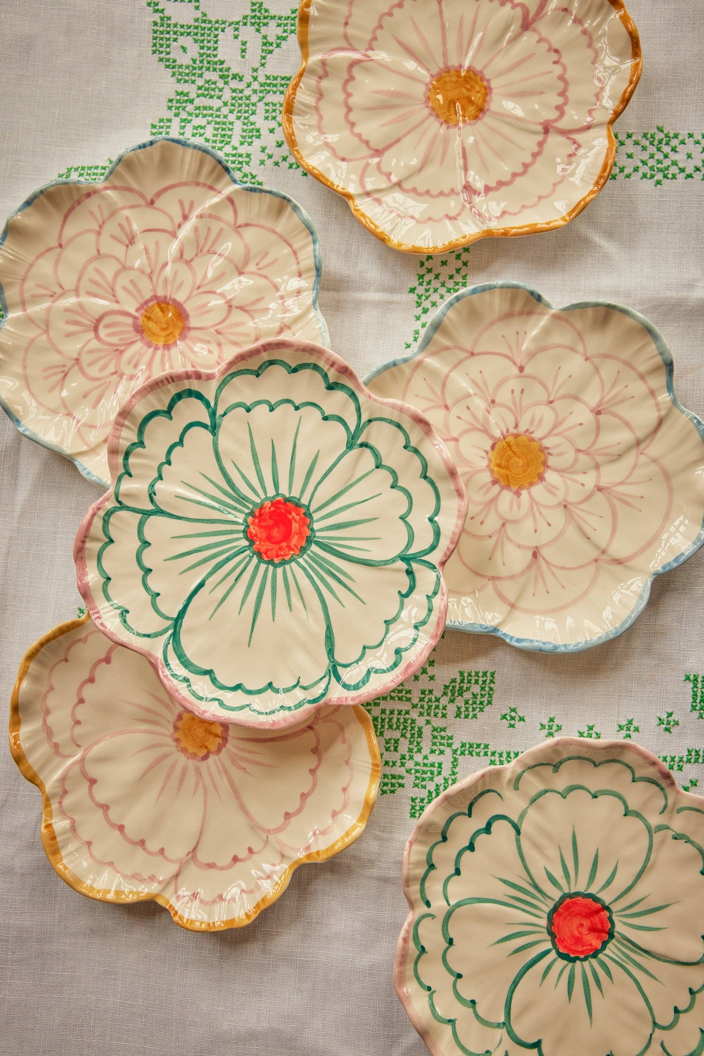 Ceramic Flower Side Plate