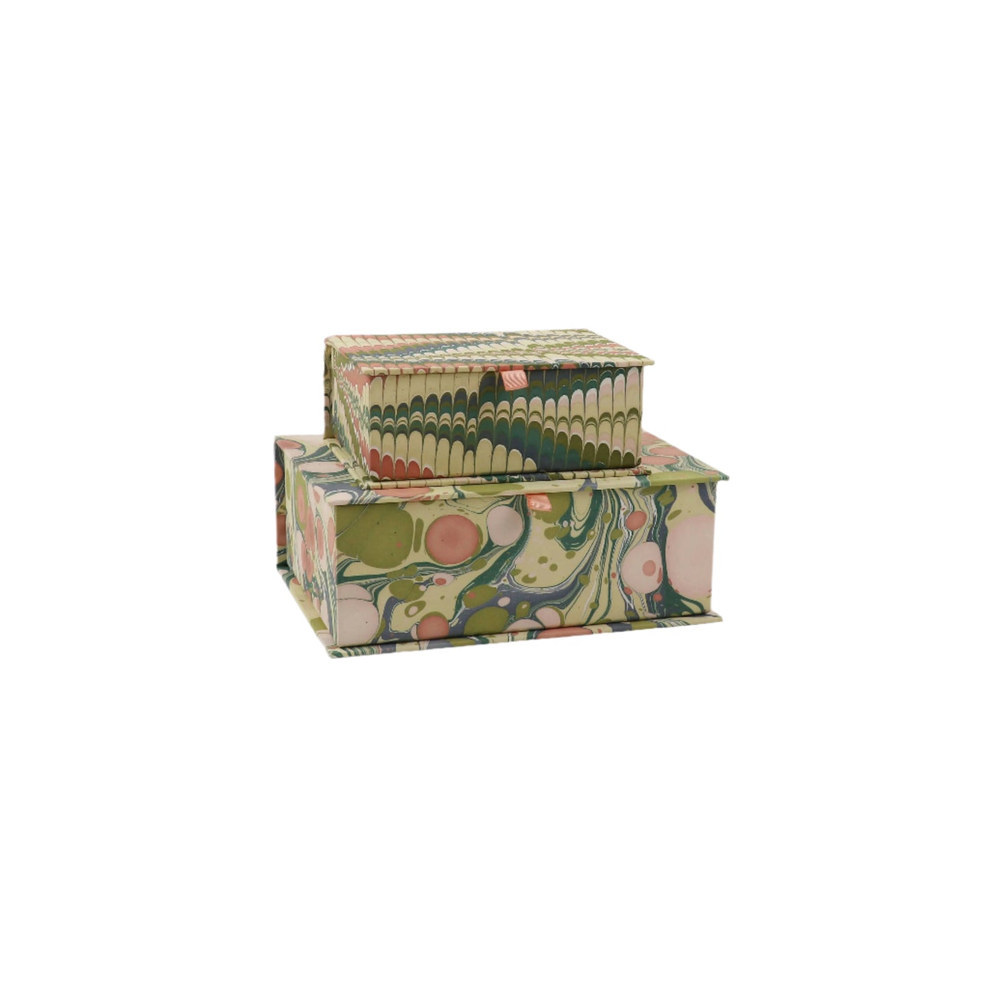Marbled Keepsake Box Set - MOSS BUBBLE & MOUNTAIN