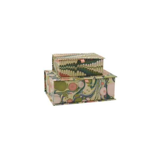 Marbled Keepsake Box Set - MOSS BUBBLE & MOUNTAIN