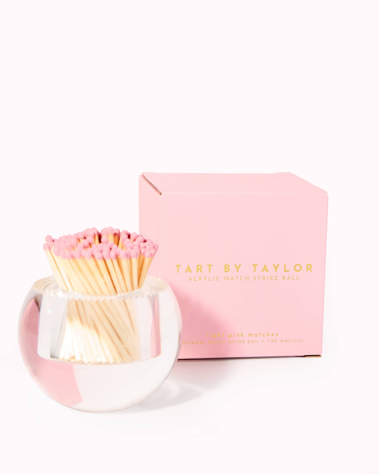 Round Match Striker - Light Pink Matches