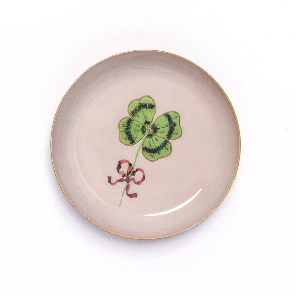 Clover Small Enamel Tray