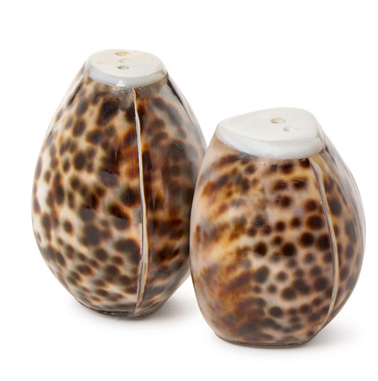 Tiger Cowrite Salt and Pepper Shaker Set