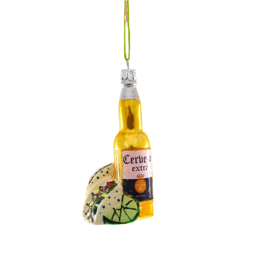 Beer and Taco Ornament