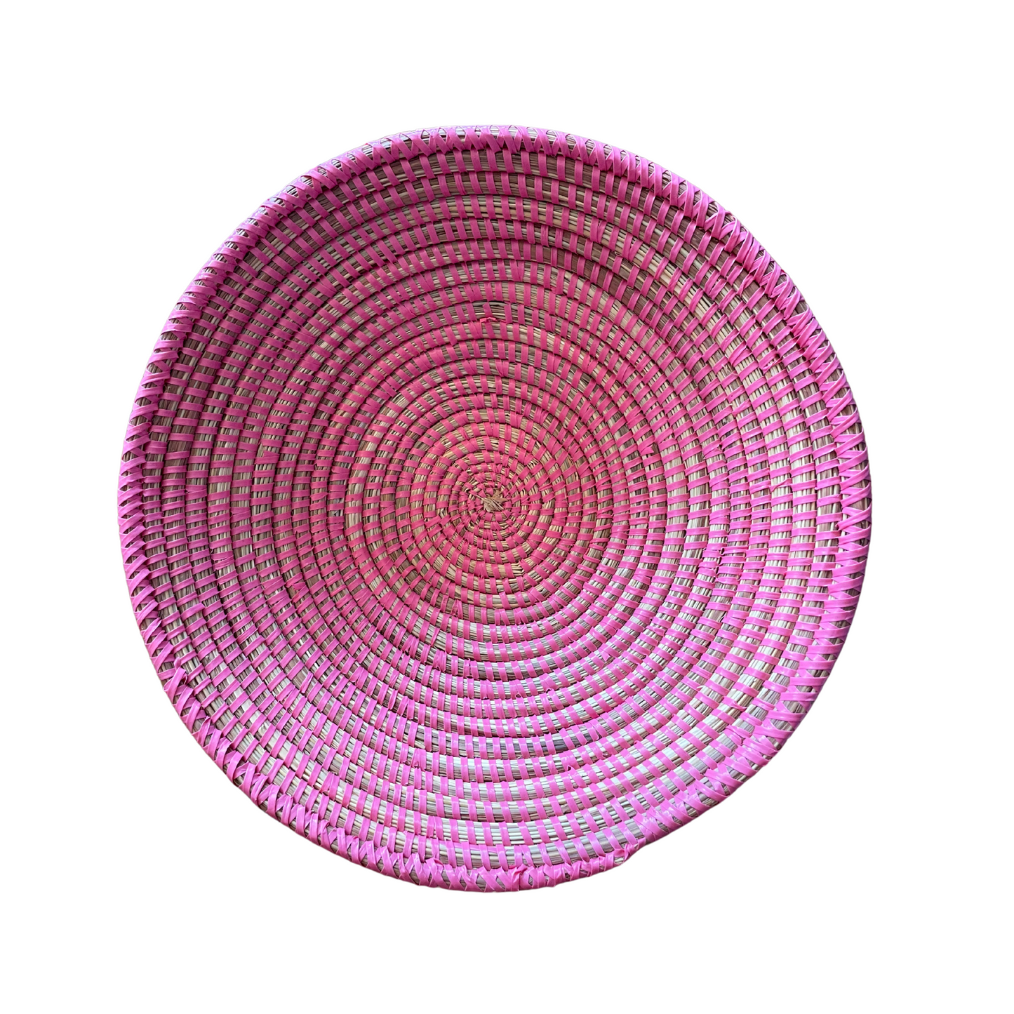 Pink Woven Bowl