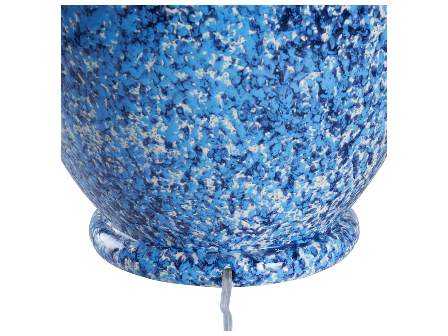 Blue Spatter Lamp