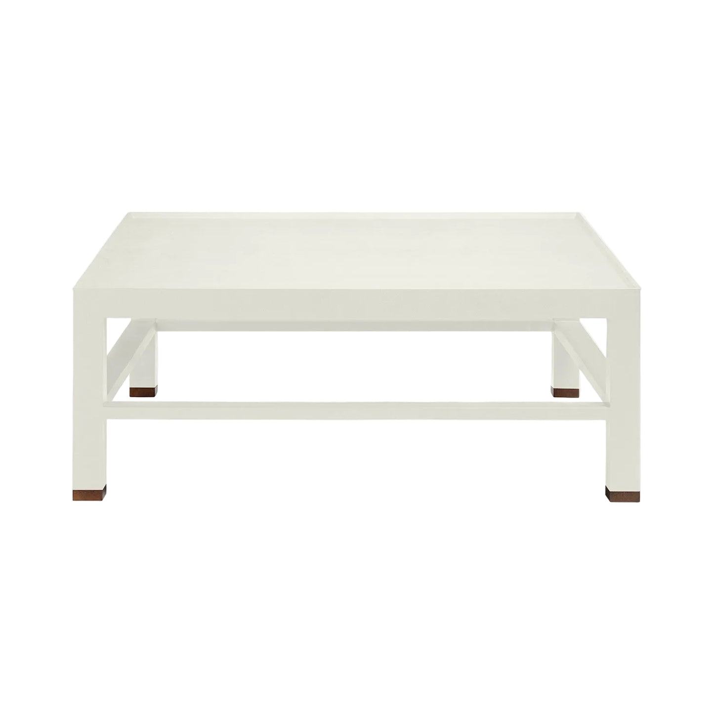 Faux Linen Wrapped Coffee Table