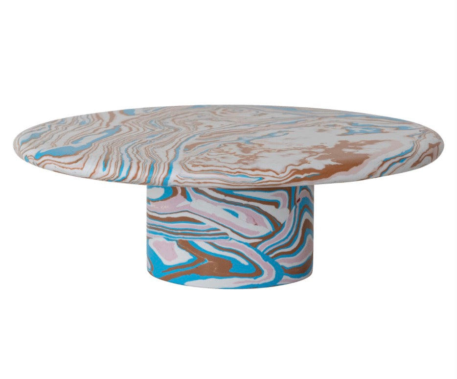Oval Marble Pedestal