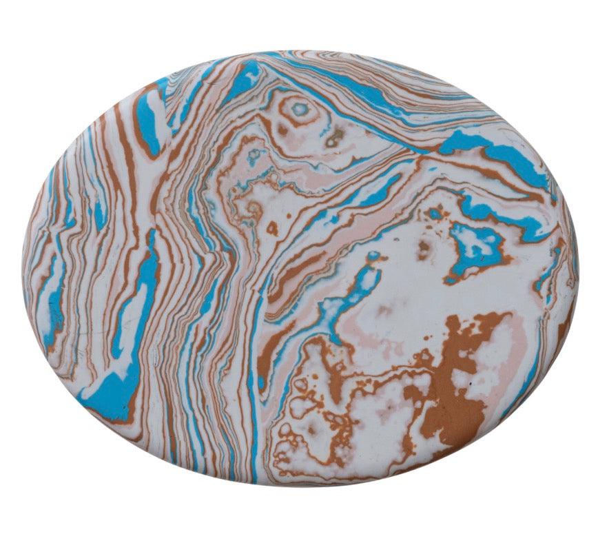Oval Marble Pedestal