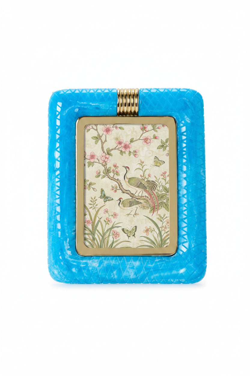 Blue Deco Frame - 5x7