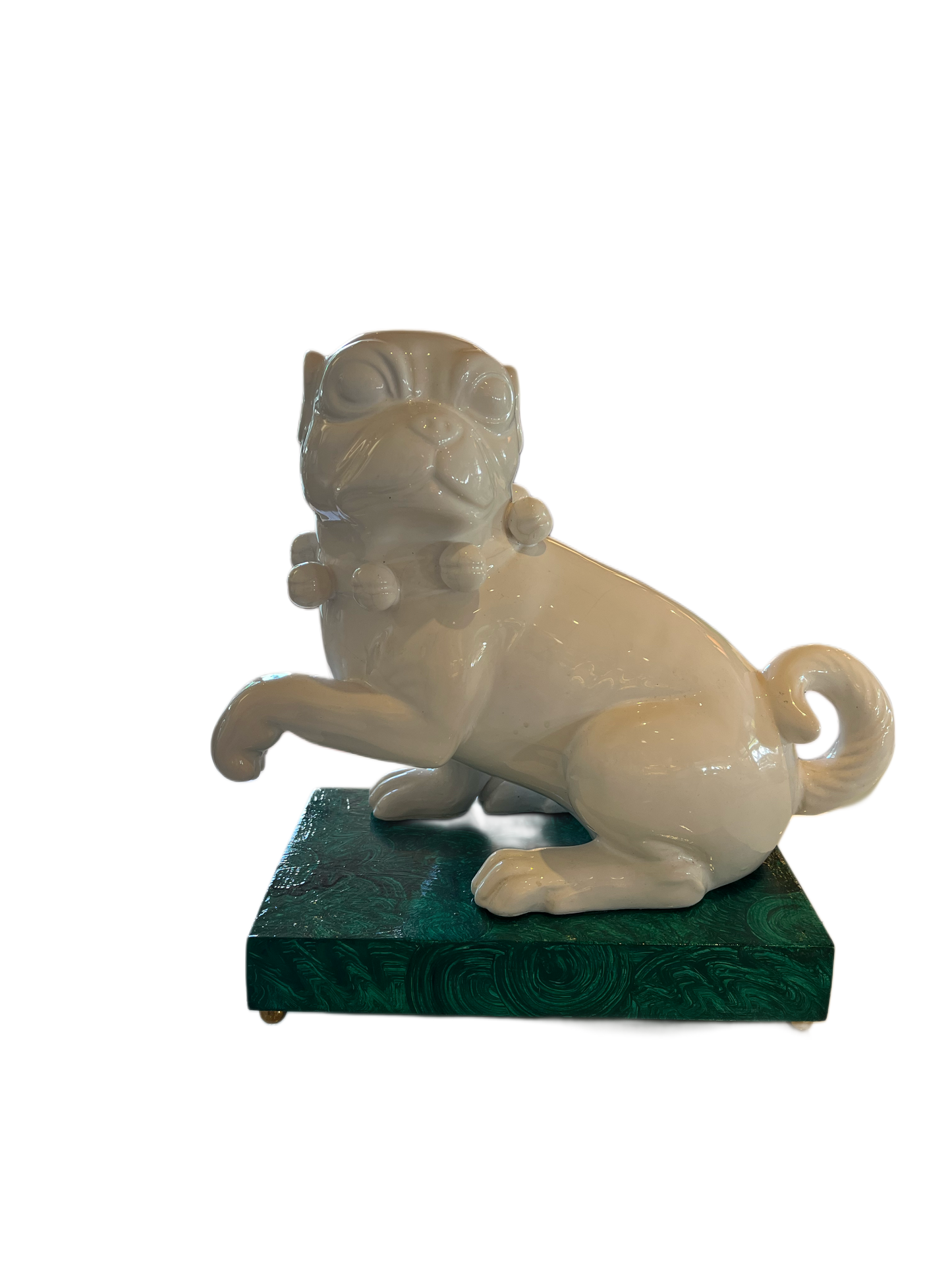 Foo Dog on Jade Pedestal