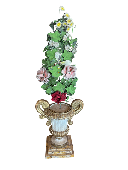 Trophy Base with Flowers