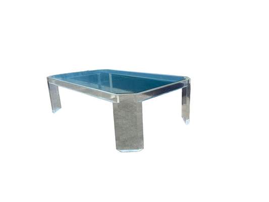 Vintage Acrylic Coffee Table