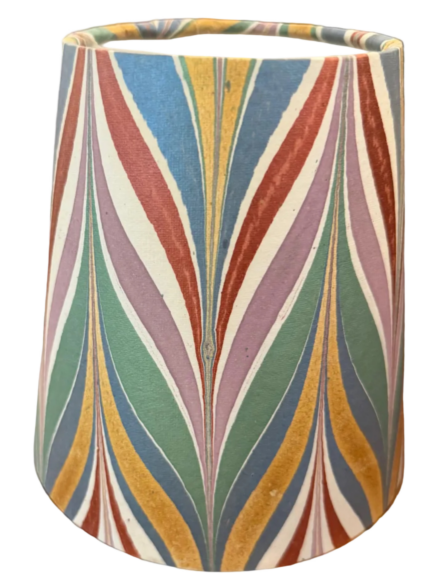 Multicolored Marbled Lampshade