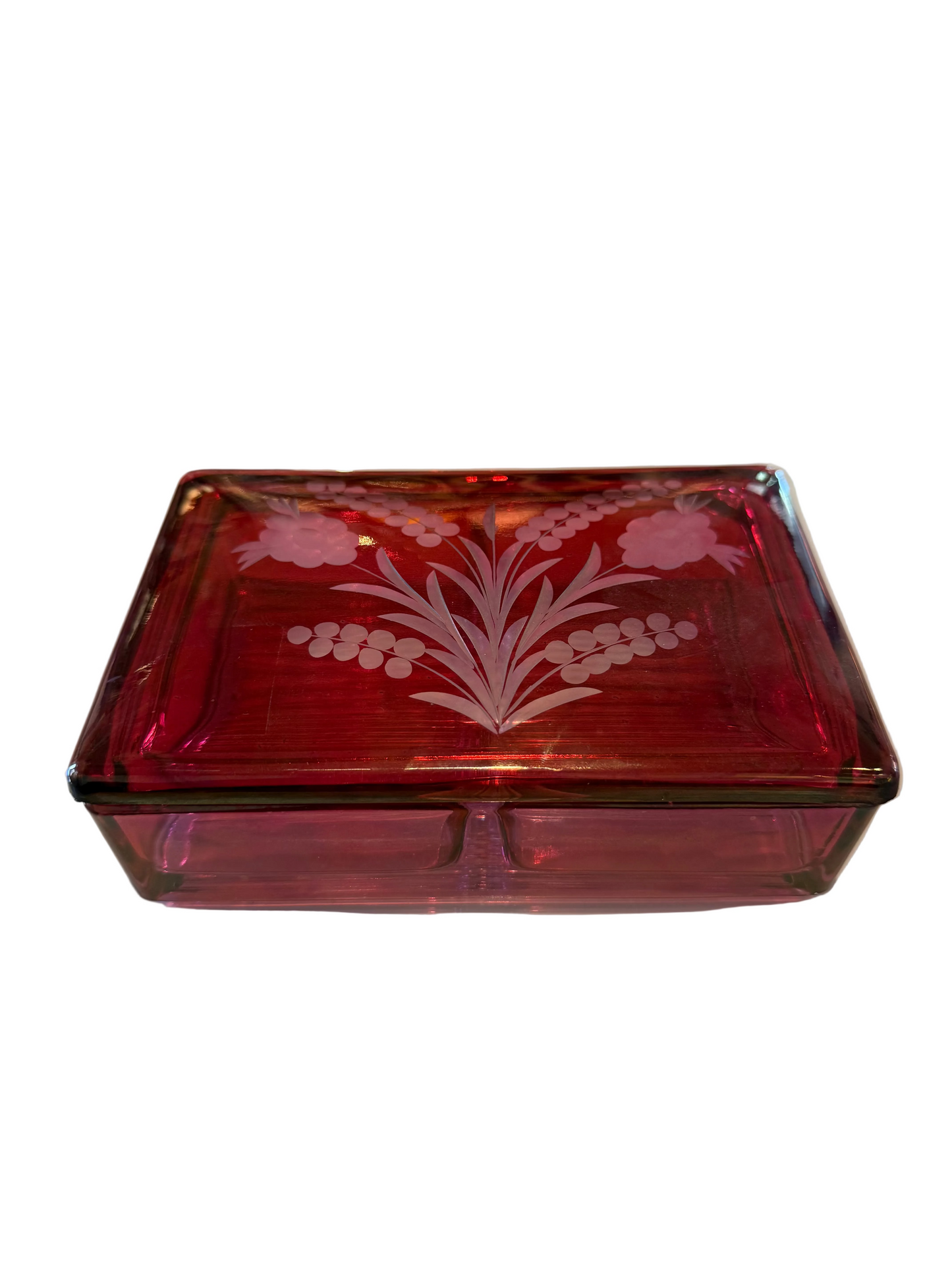 Etched Glass Box