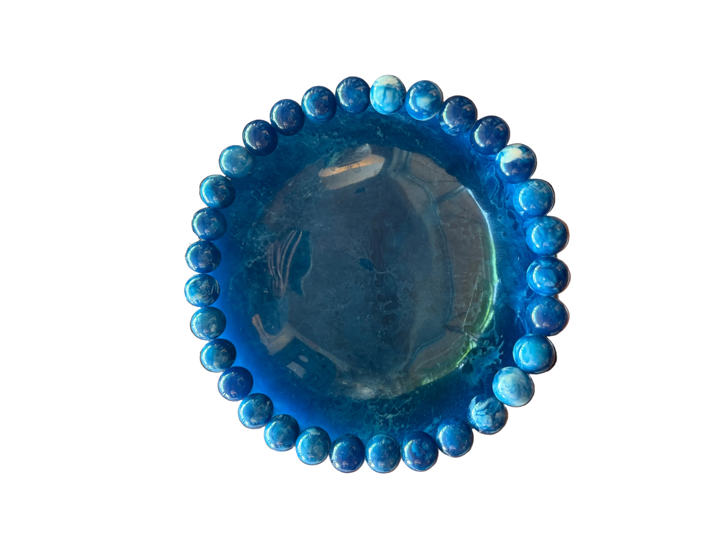 Beaded Rim Resin Bowl