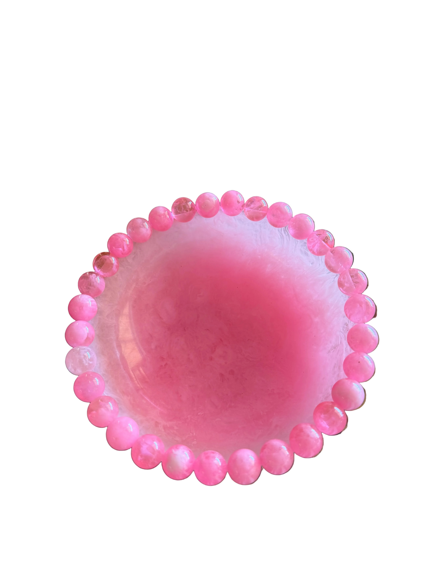 Beaded Rim Resin Bowl
