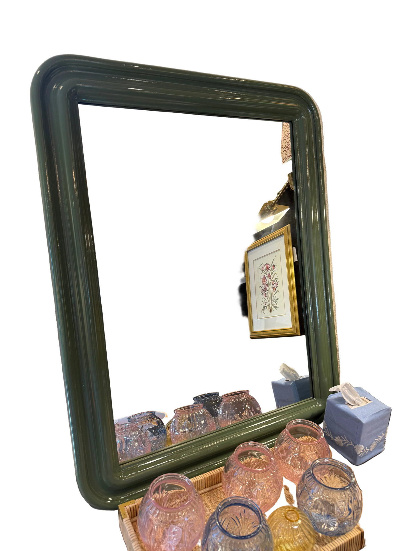 Green Retro Mirror