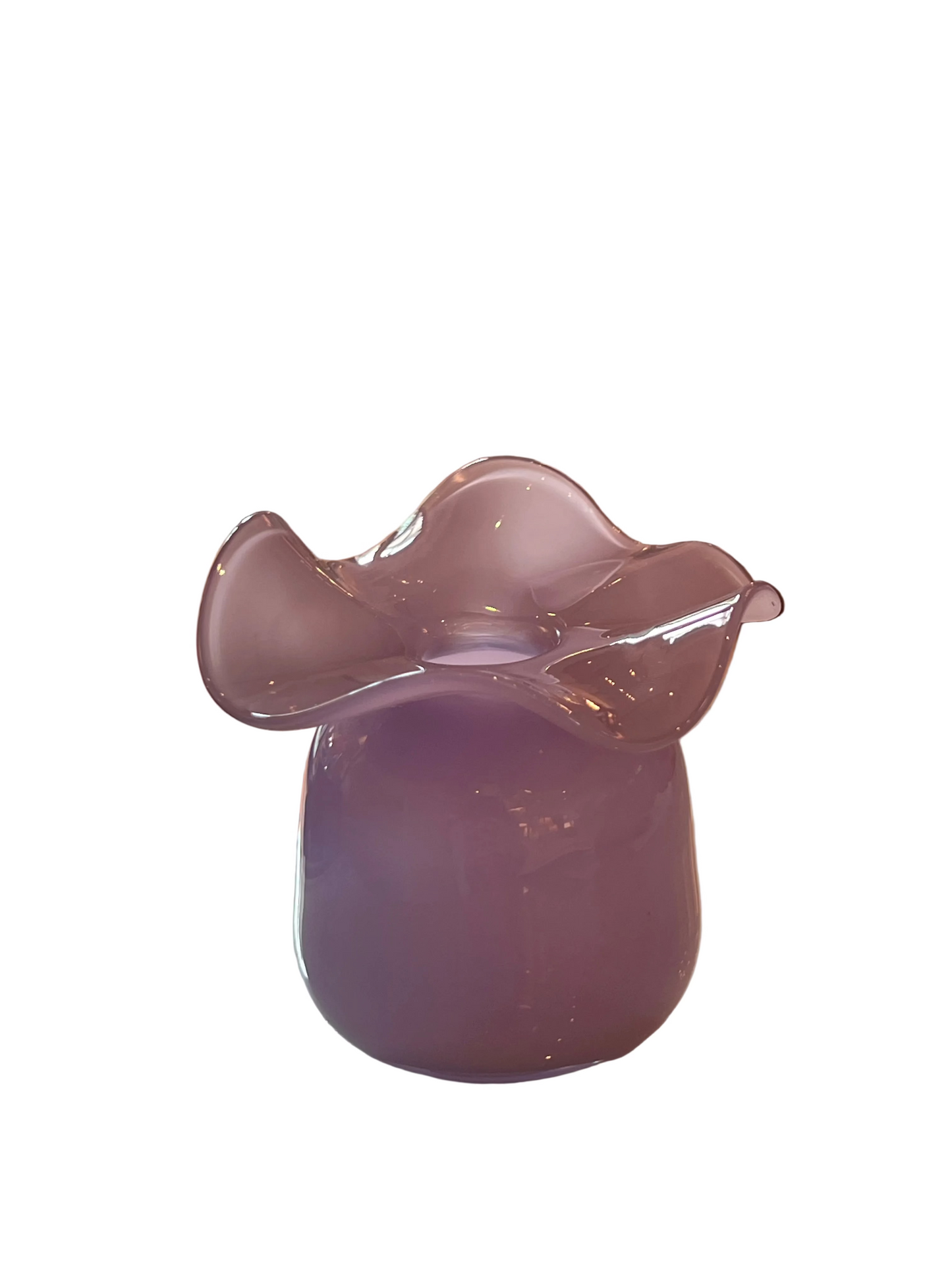 Mini Ruffles Vase: Lavender