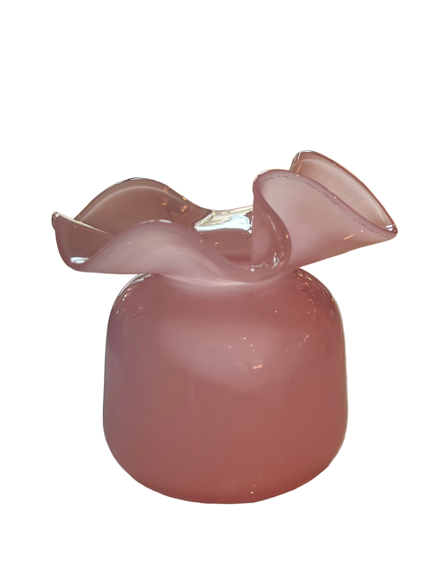Mini Ruffles Vase: Pink