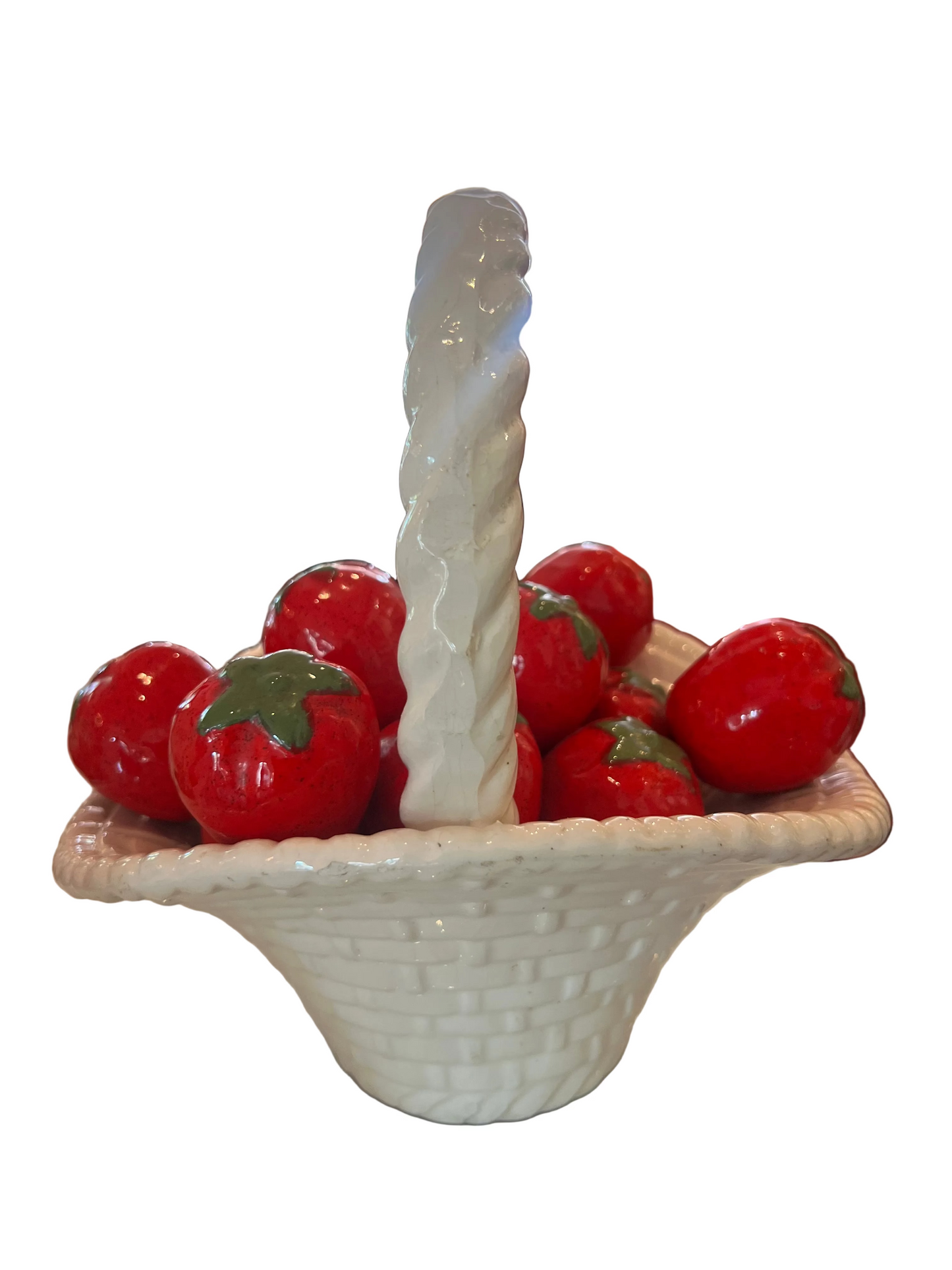 Vintage Ceramic Strawberry Basket