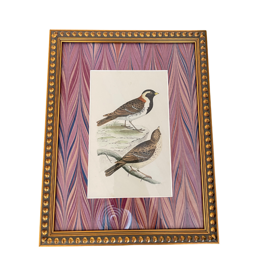 Feathered Mat Bird Print