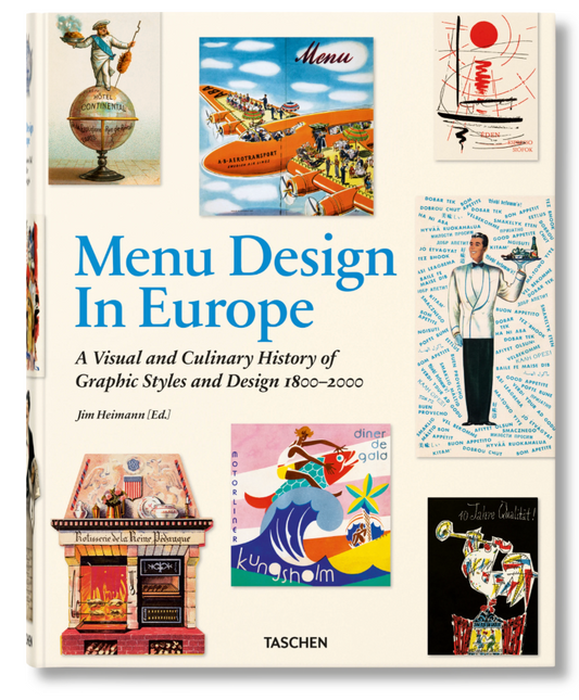Menu Design in Europe Coffee Table Book