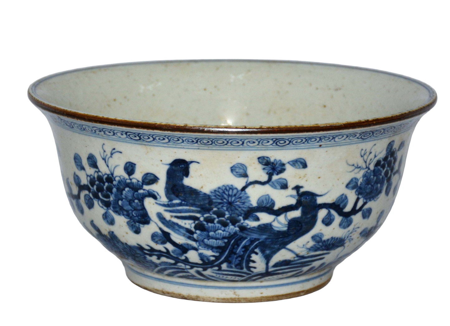 Bowl with Birds and Flowers