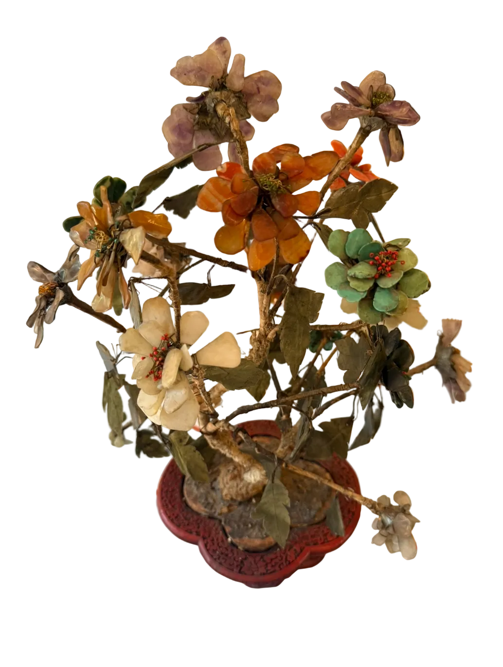 Chinese Carved Mineral Tree